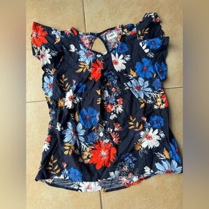 floral blouse